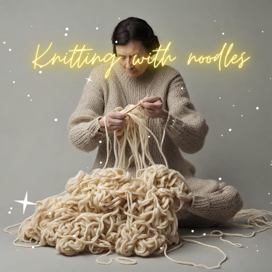 Artwork for Knitting with noodles