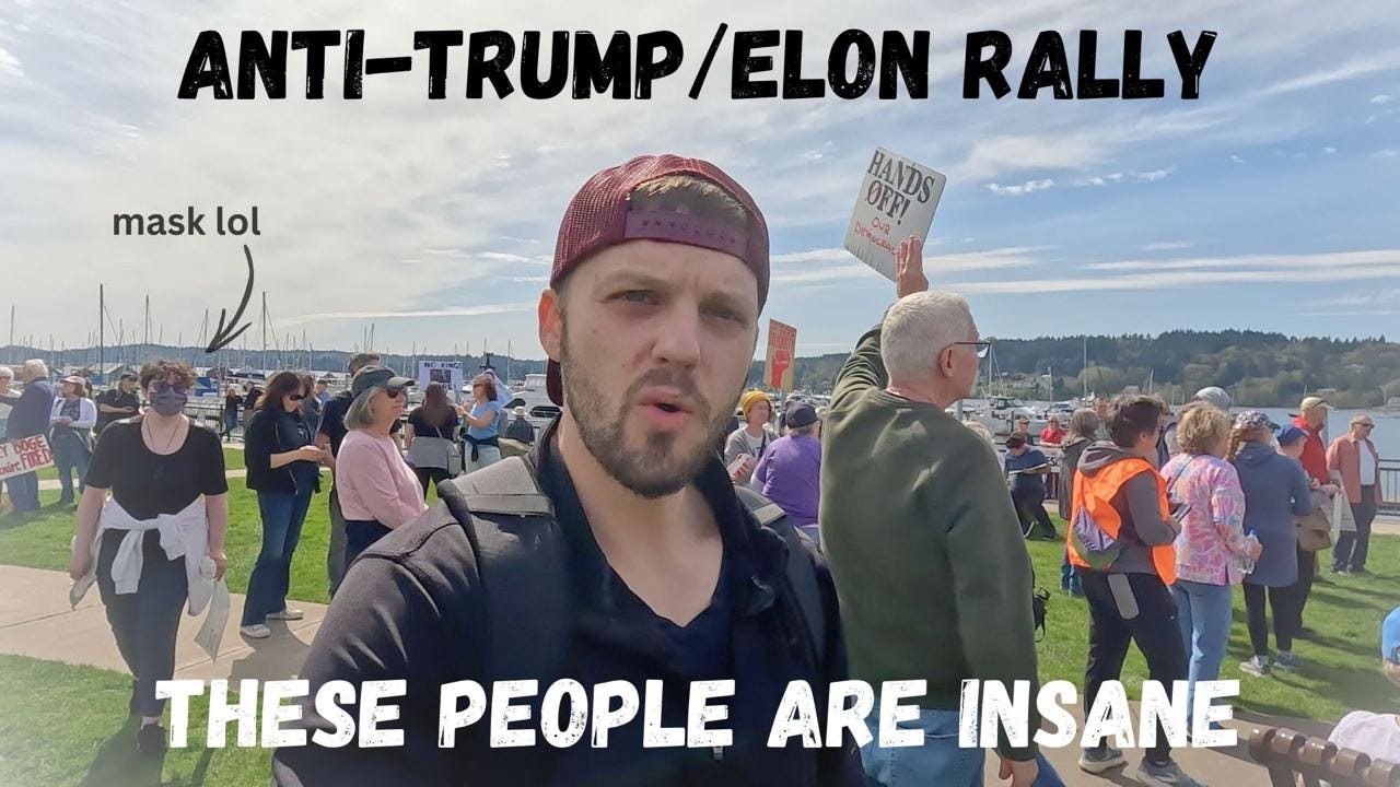 I Went To An Anti-Trump & Elon Rally – So Much For INCLUSION – Jordan Sather