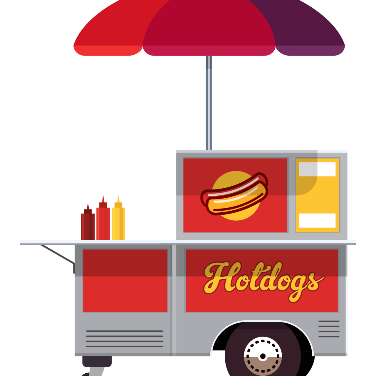 The Hot Dog Cart