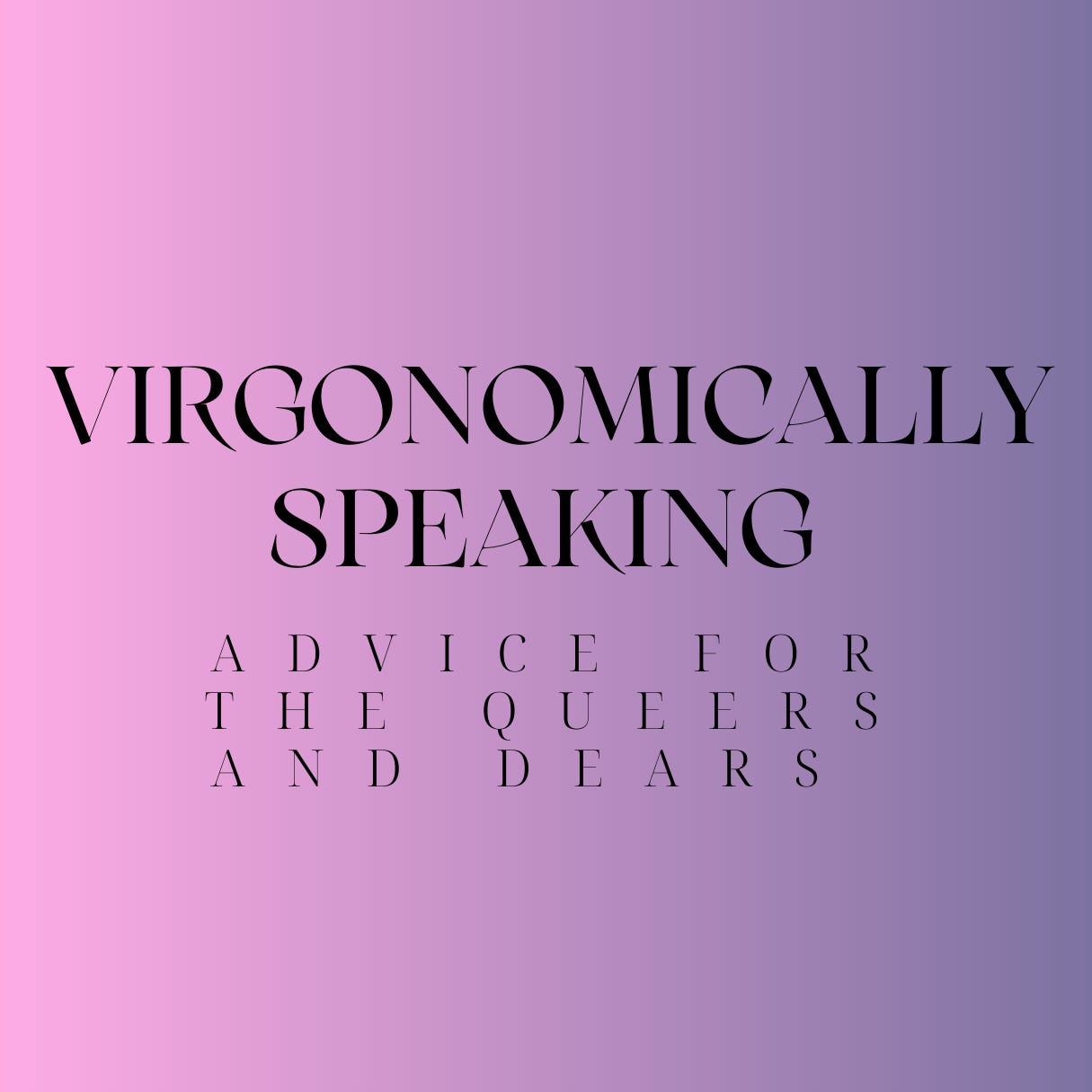 Virgonomically Speaking logo