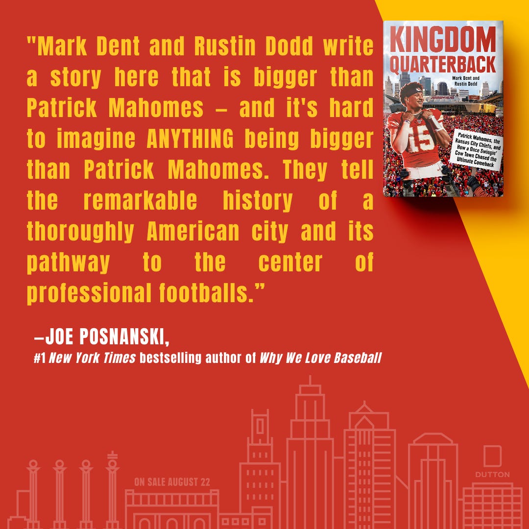 Kingdom Quarterback, on Patrick Mahomes & Kansas City: Book