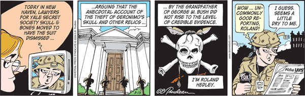 Geronimo's Heirs Sue Secret Yale Society Over His Skull - The New