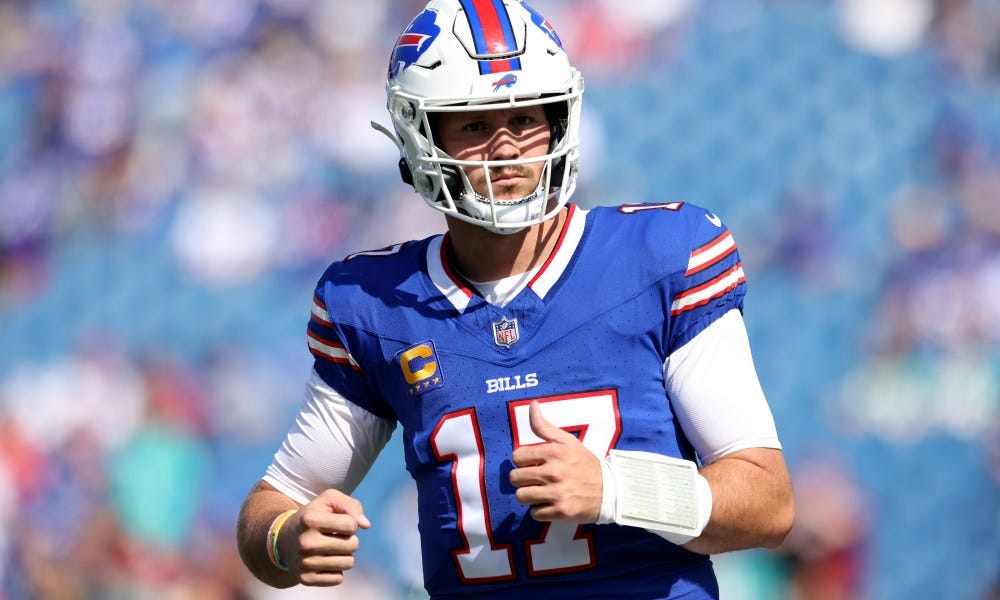 Buffalo Bills quarterback Josh Allen named AFC Offensive Player of the Week