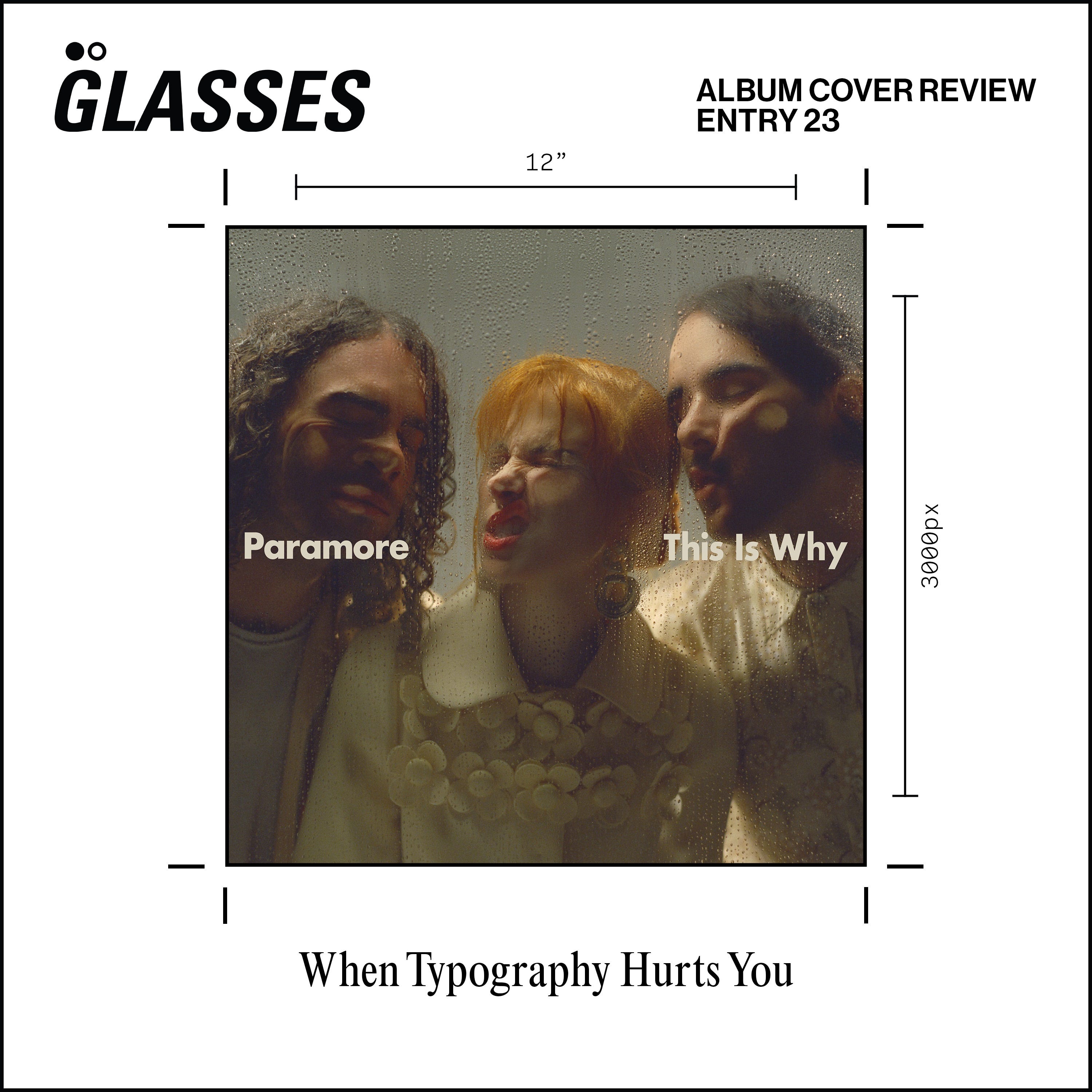 Paramore - This Is Why  ALBUM COVER REVIEW: When Typography Hurts You