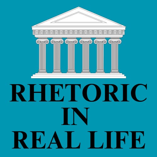 Rhetoric in Real Life logo