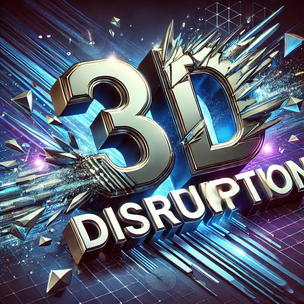 3D Disruption by Jouko logo