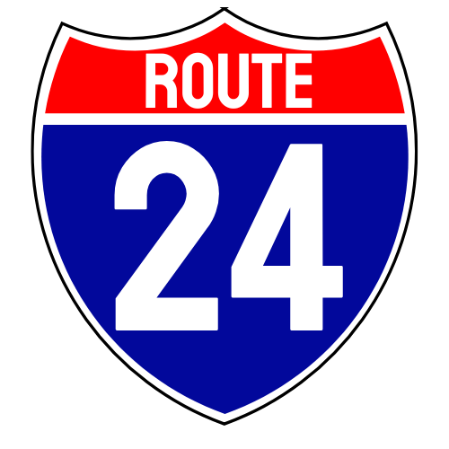 Route 24 logo