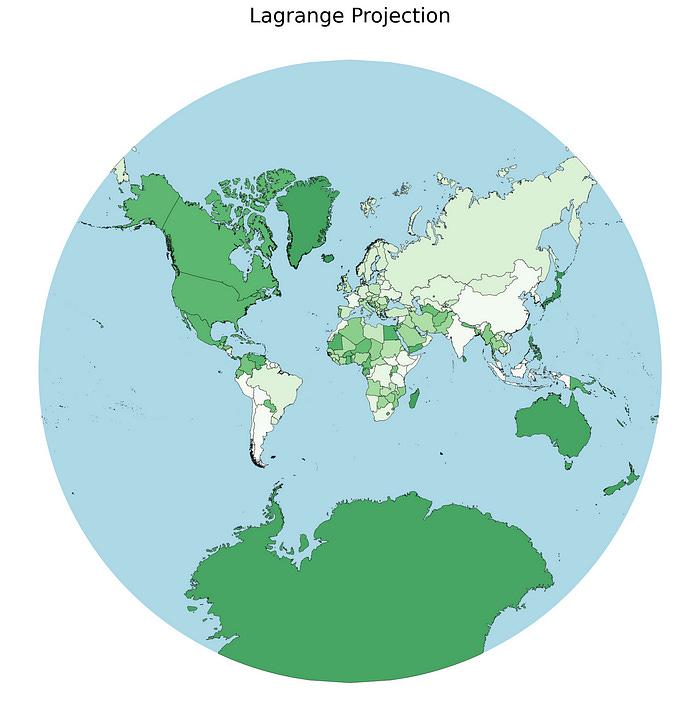 The World Map with Many Faces — Map Projections