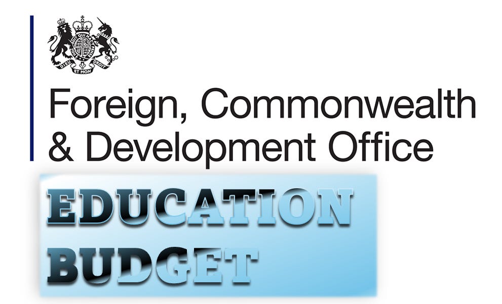 Re Education Issue 13 The Vanishing FCDO Education Budget