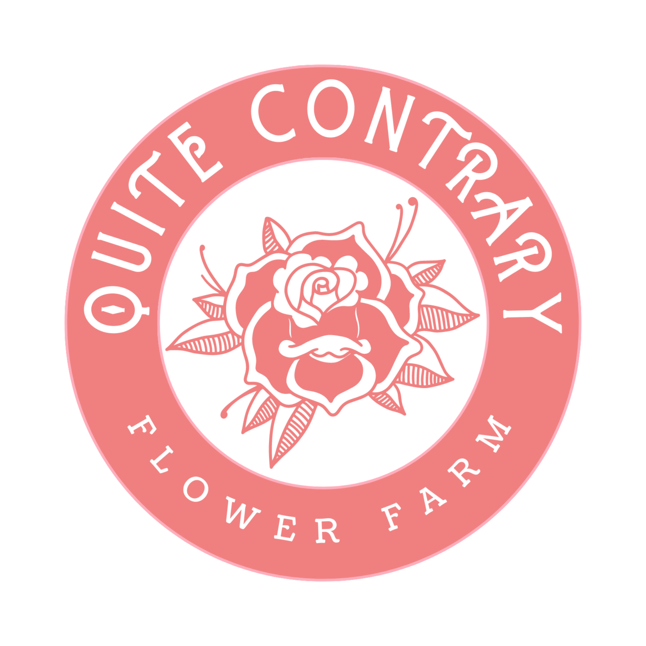 The Quite Contrary Flower Farmer logo