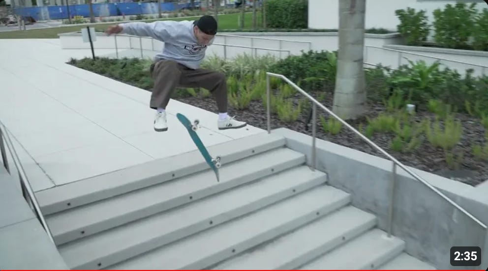 10Stair Handrail Warmups in Gainesville with Jake Ilardi