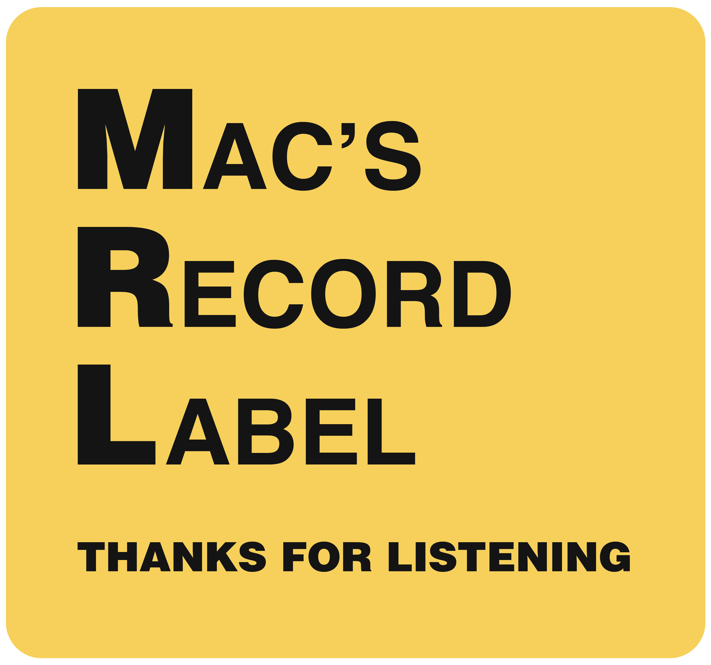 Mac's Record Label