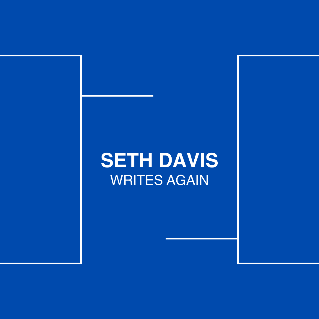 Seth Davis Writes Again
