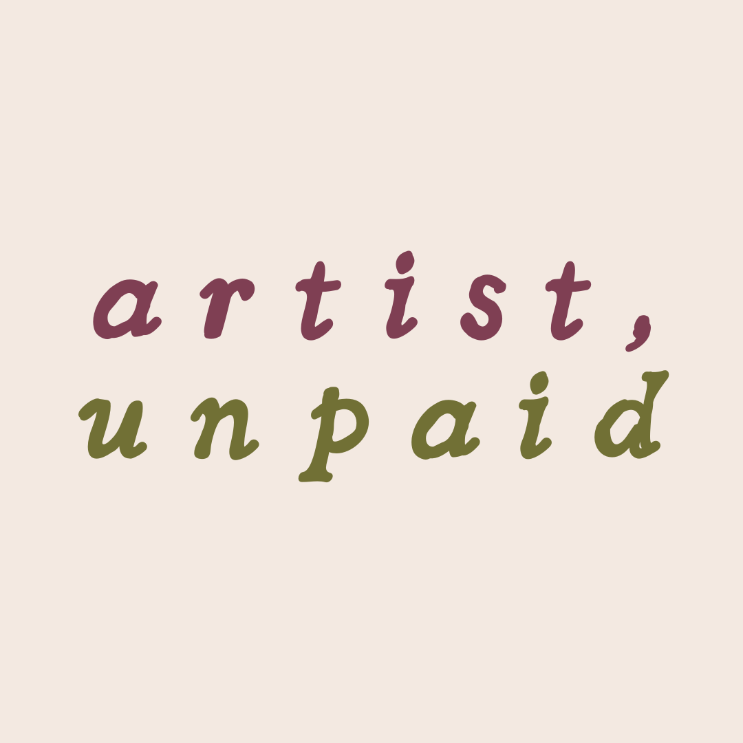 Artwork for artist, unpaid