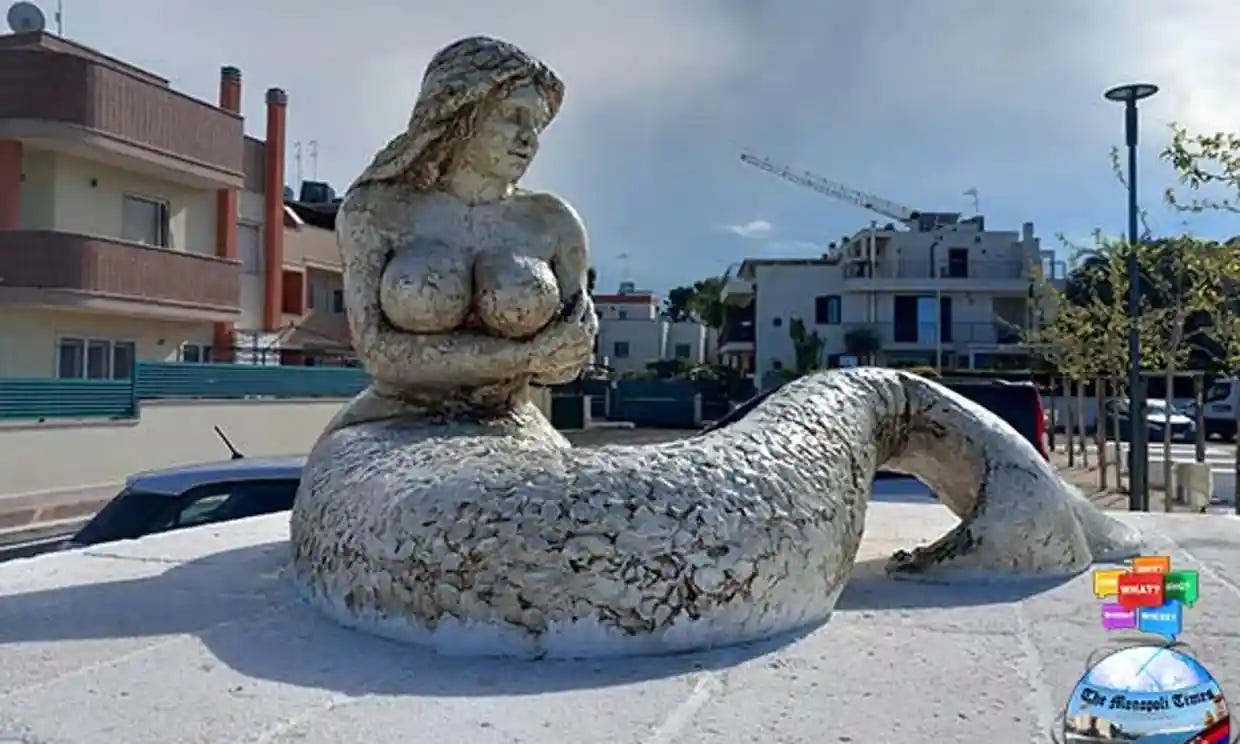 Let The Busty Mermaid Statue Exist In Peace