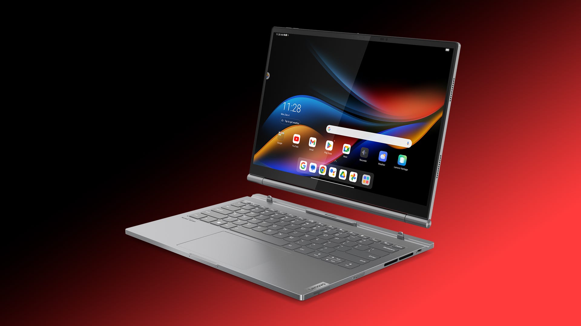 This Lenovo 2-in-1 laptop turns into an Android tablet and Windows PC