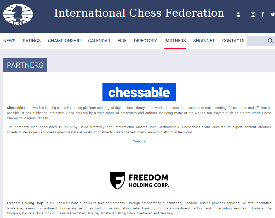 Stopping the - FIDE - International Chess Federation