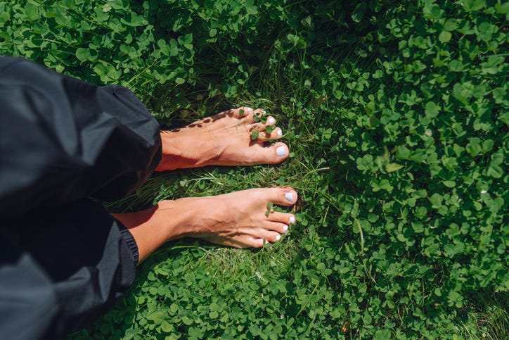 My Feet Are On the Internet