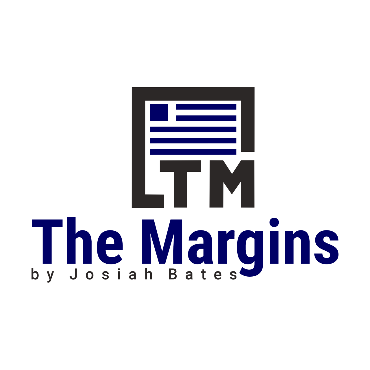 The Margins with Josiah Bates logo