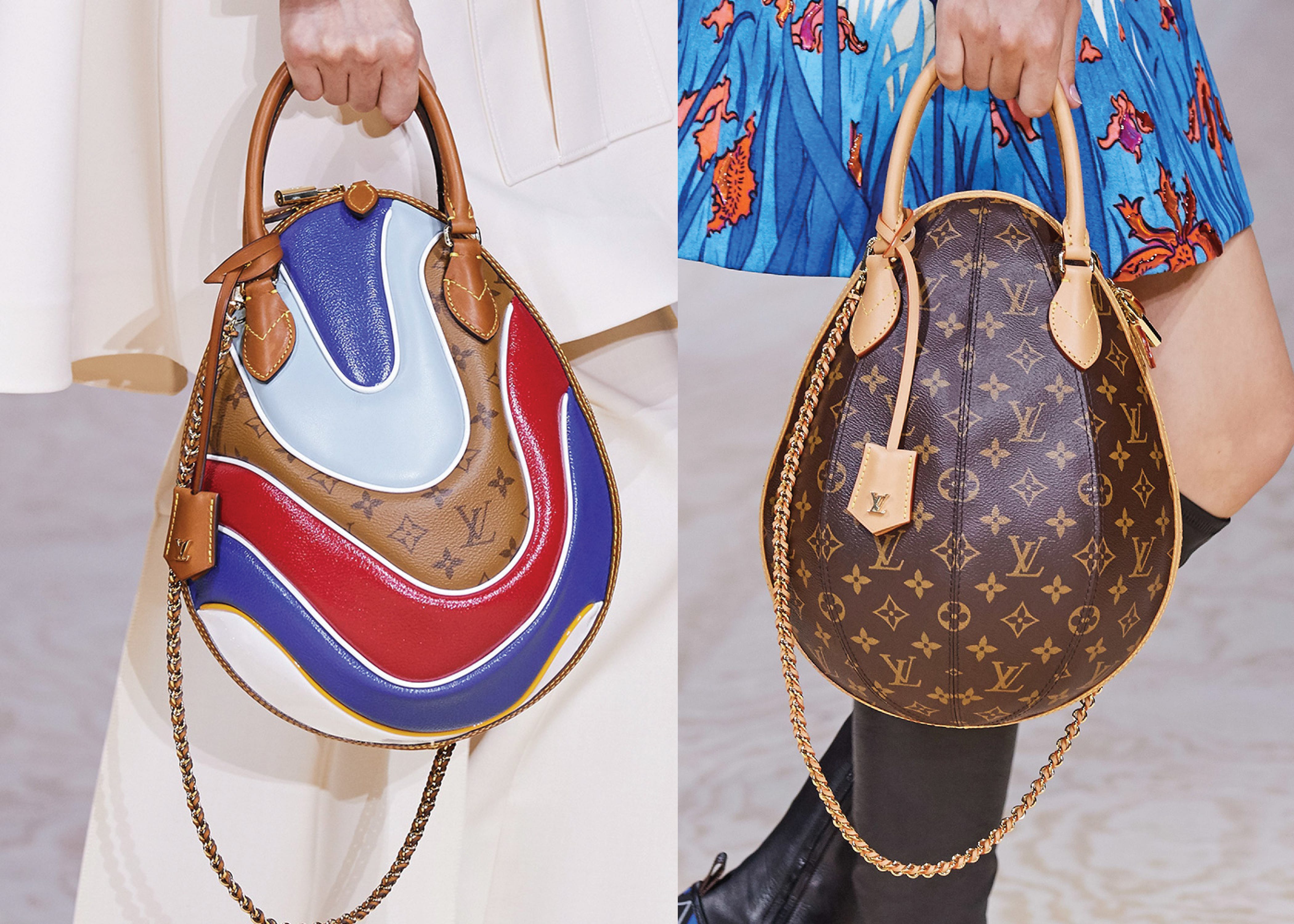 Louis Vuitton Egg bag  Unique leather bag, Fashion bags, Bags