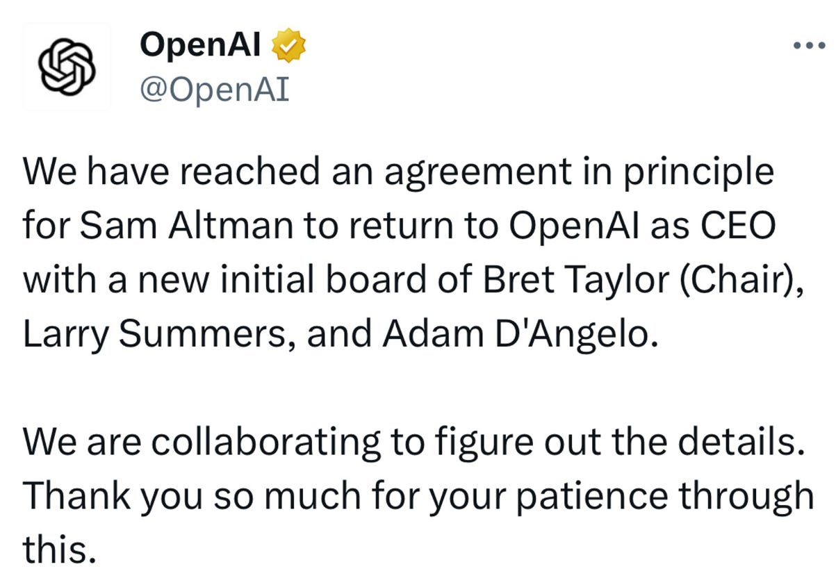 Removal of Sam Altman from OpenAI - Wikipedia
