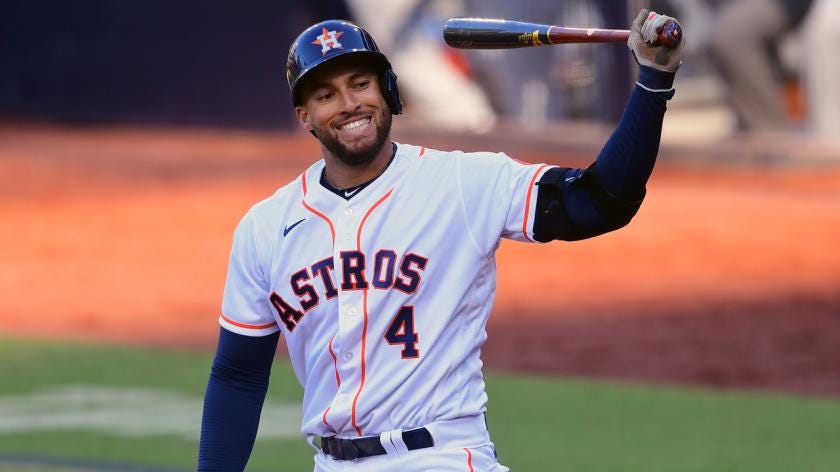 Astros outfielder, MVP George Springer's wife shows off more
