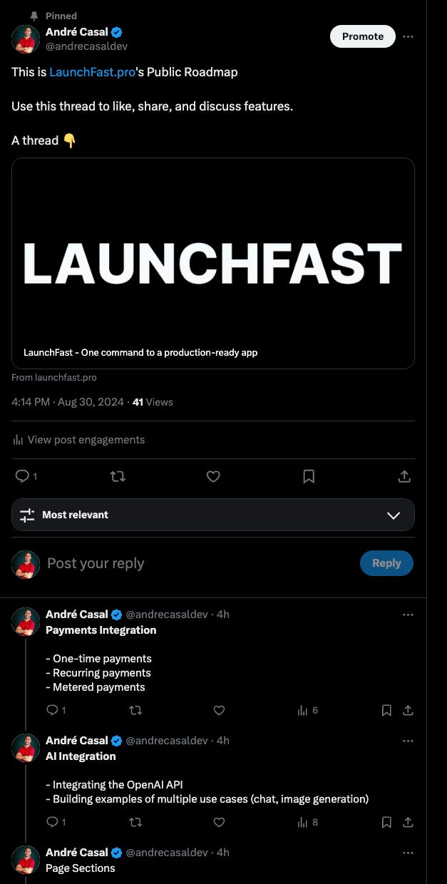 public roadmap