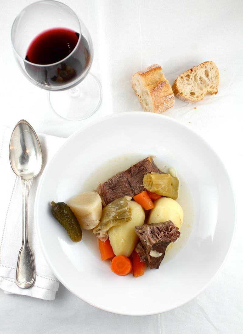 Classic Pot-au-Feu (French Boiled Beef and Vegetables) Recipe