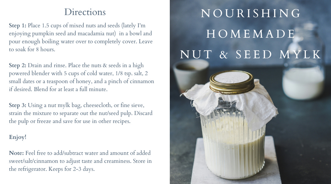 Slow Food Nourishment for Natural Health & Fertility