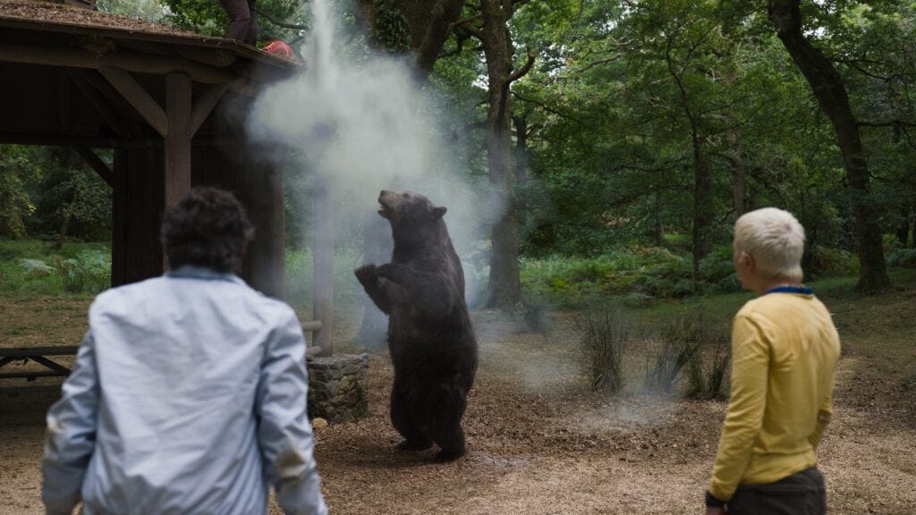 E o filme Cocaine Bear que no Brasil virou O Urso do Pó Branco