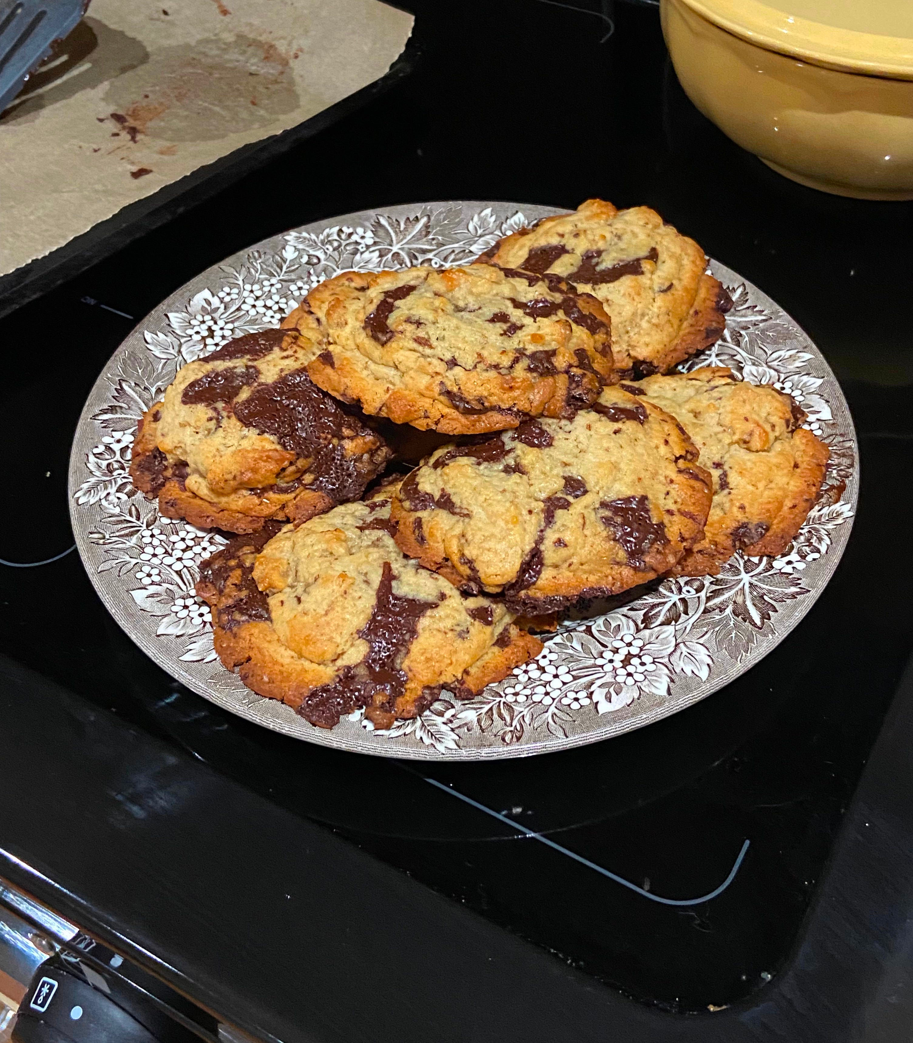 Chocolate Chip Honey Cookies (Dear Joe, a bit of spontaneity)