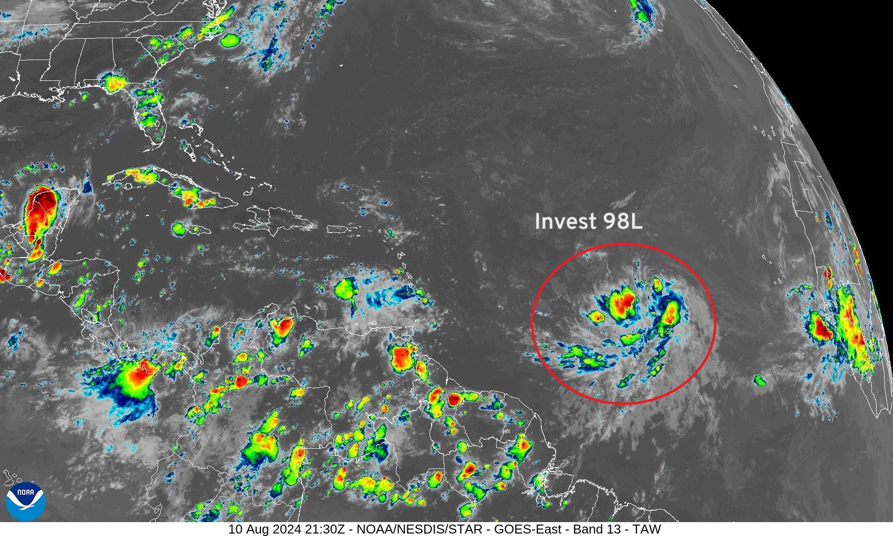 August 10, 2024 Saturday Tropical Update