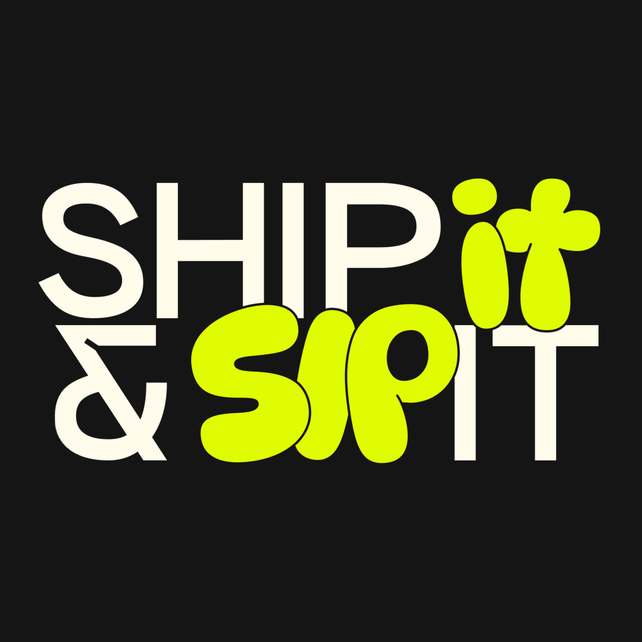 Ship it and Sip it logo