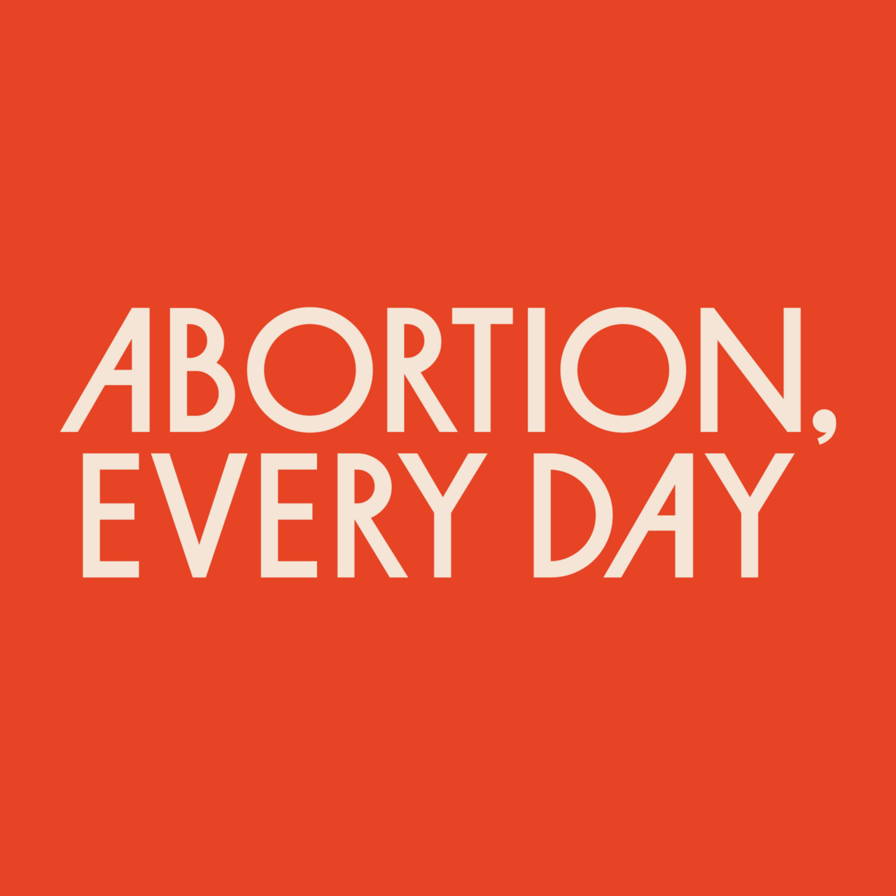 Abortion, Every Day logo