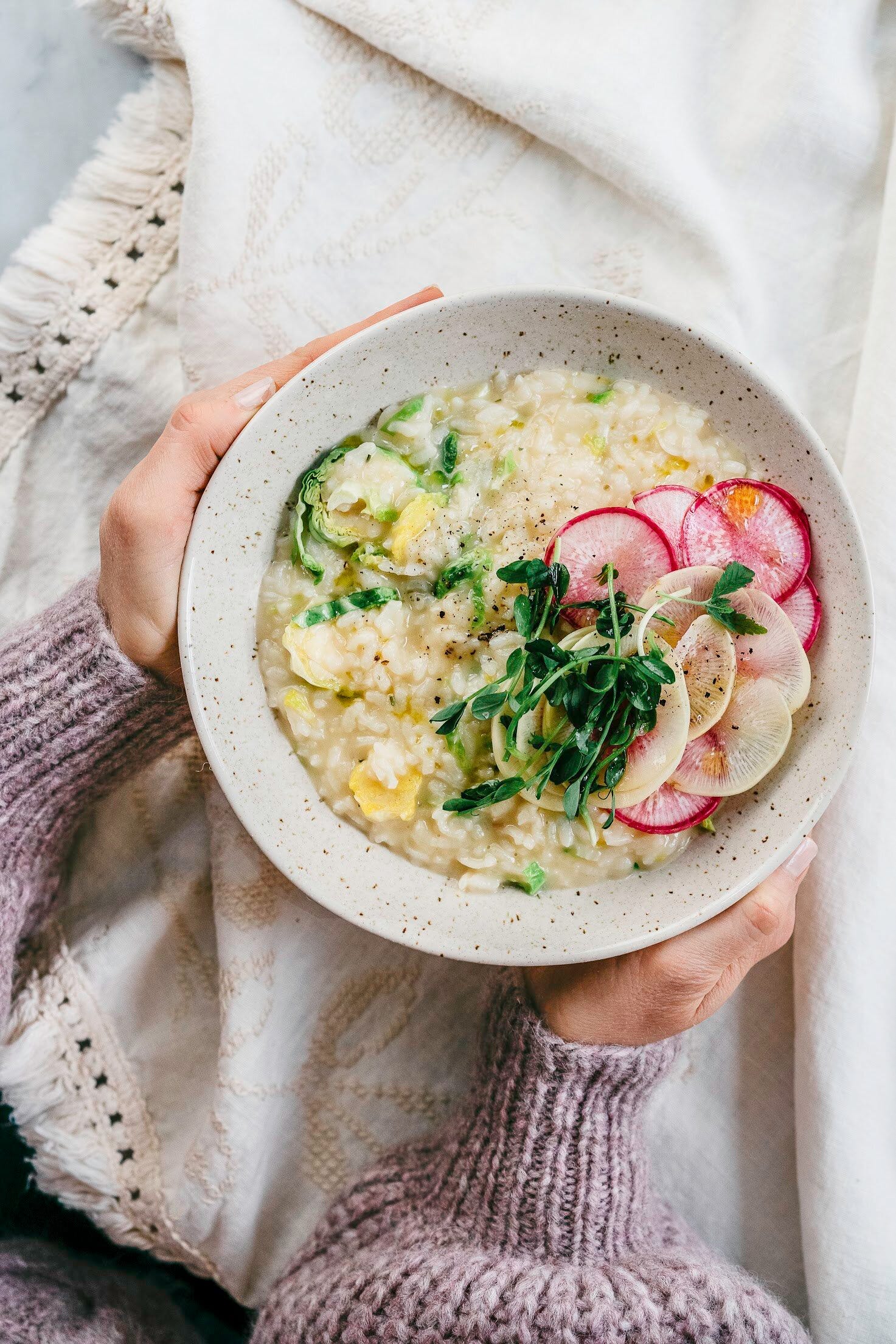 SNOW DAY RISOTTO WITH PAN-ROASTED MUSHROOMS — Edible Living