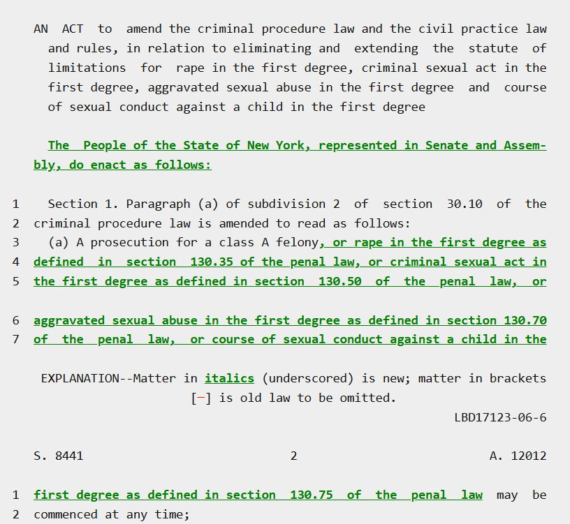 Everything you need to know about the criminal statute of 