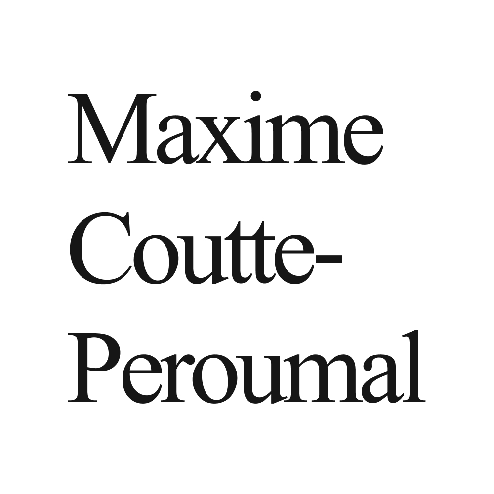 Maxime Coutte-Peroumal Substack