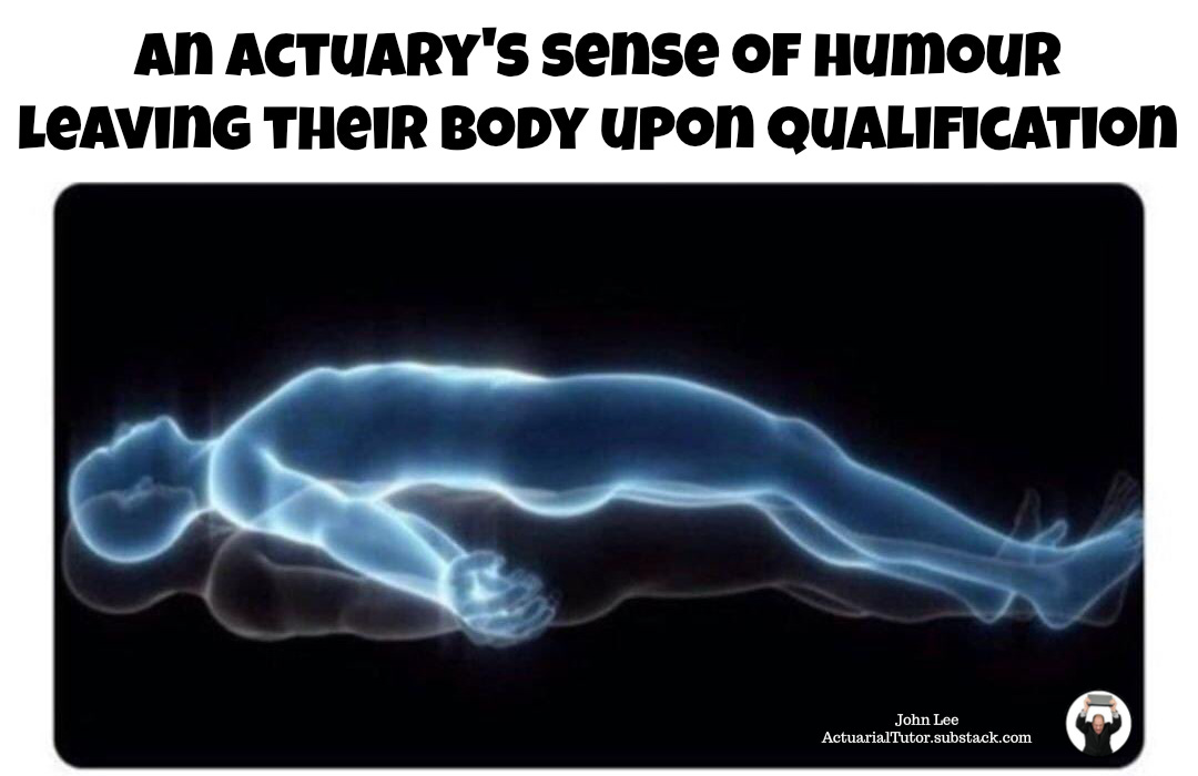 Live images of an actuary qualifying!