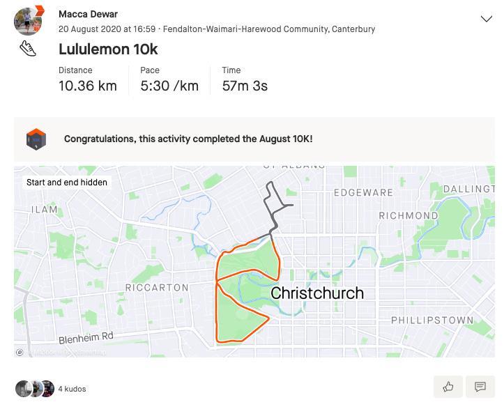 lululemon SeaWheeze Virtual Half Marathon - Strava Challenges