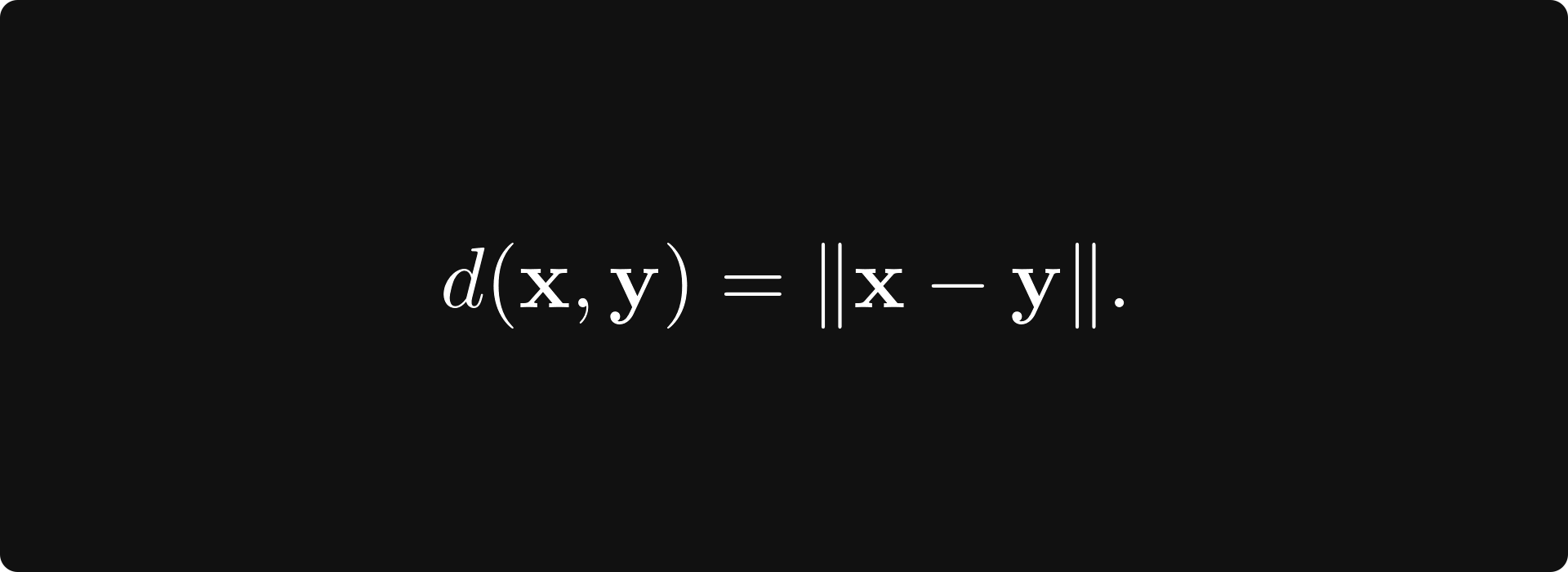 Distance Formula