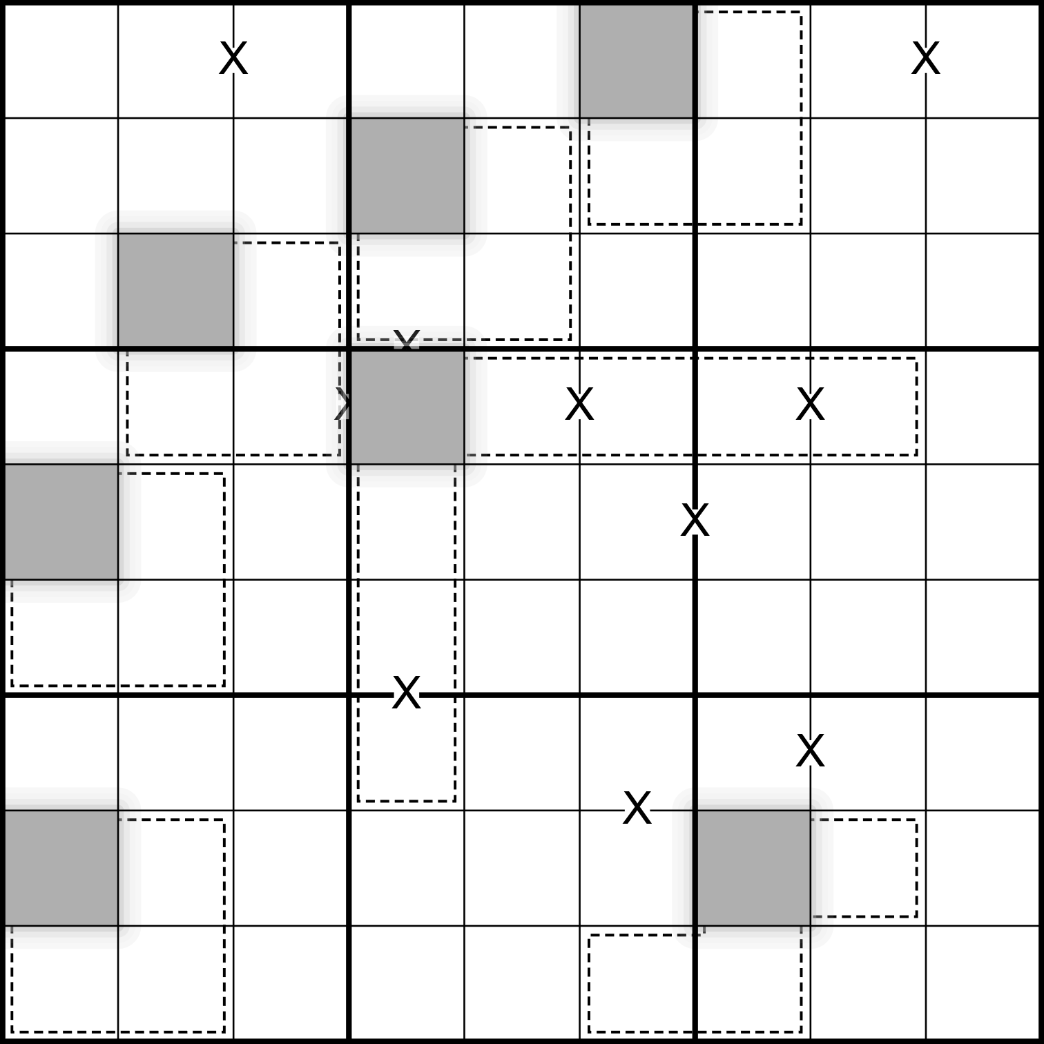 Puzzle#102: Killer Sudoku 6x6