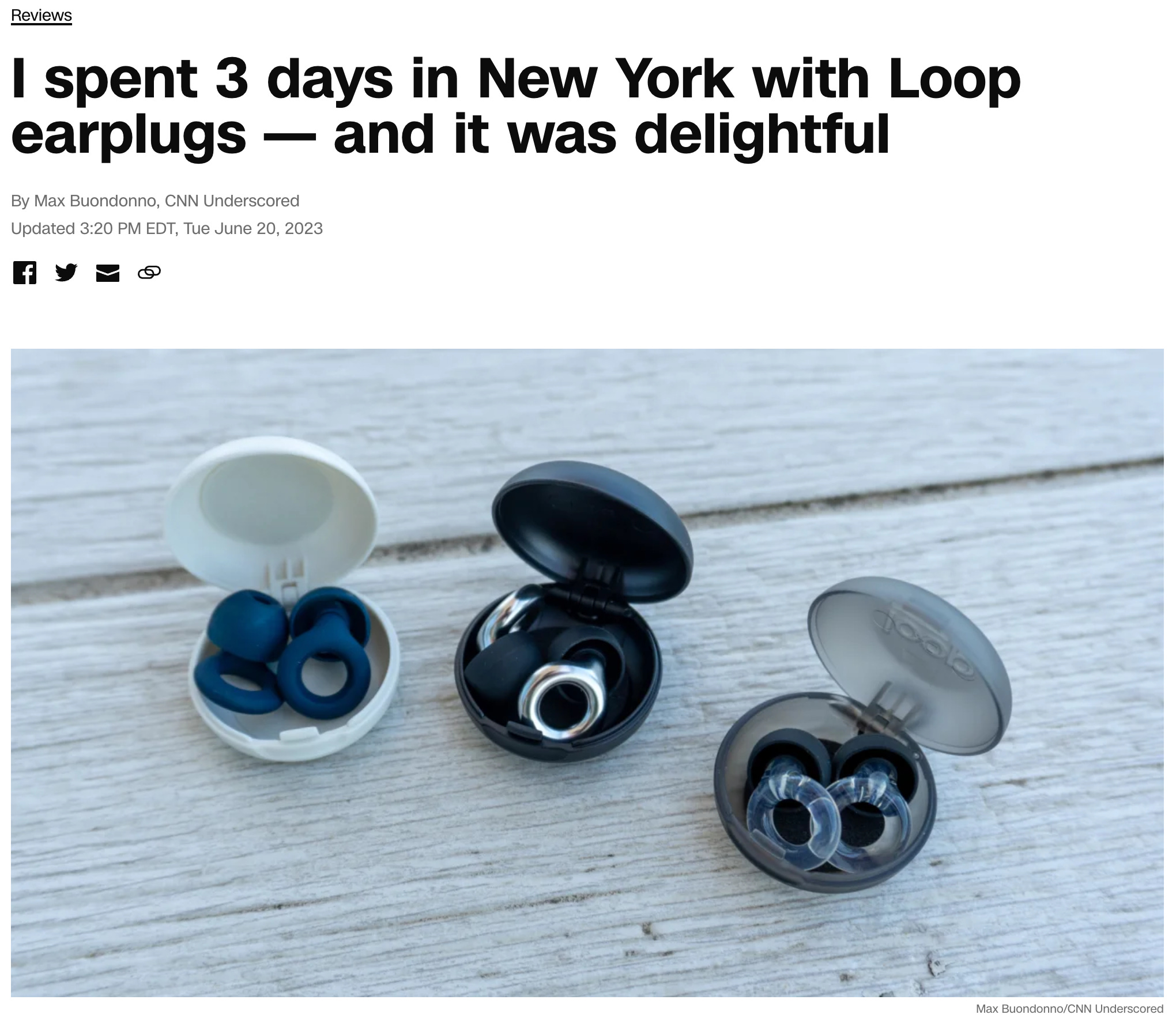 I spent 3 days in New York with Loop earplugs — and it was delightful