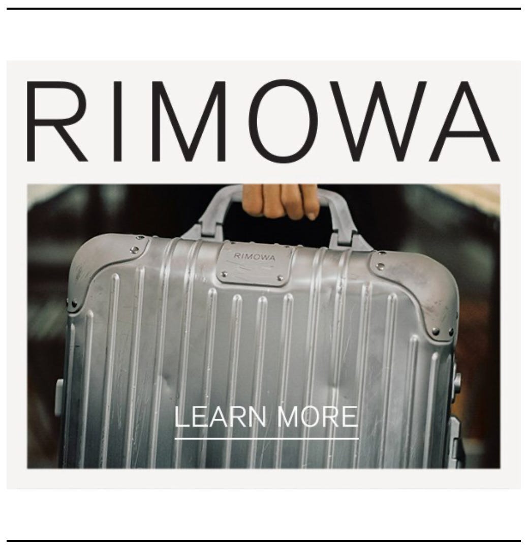 The Rimowa Edition - by Colin Nagy