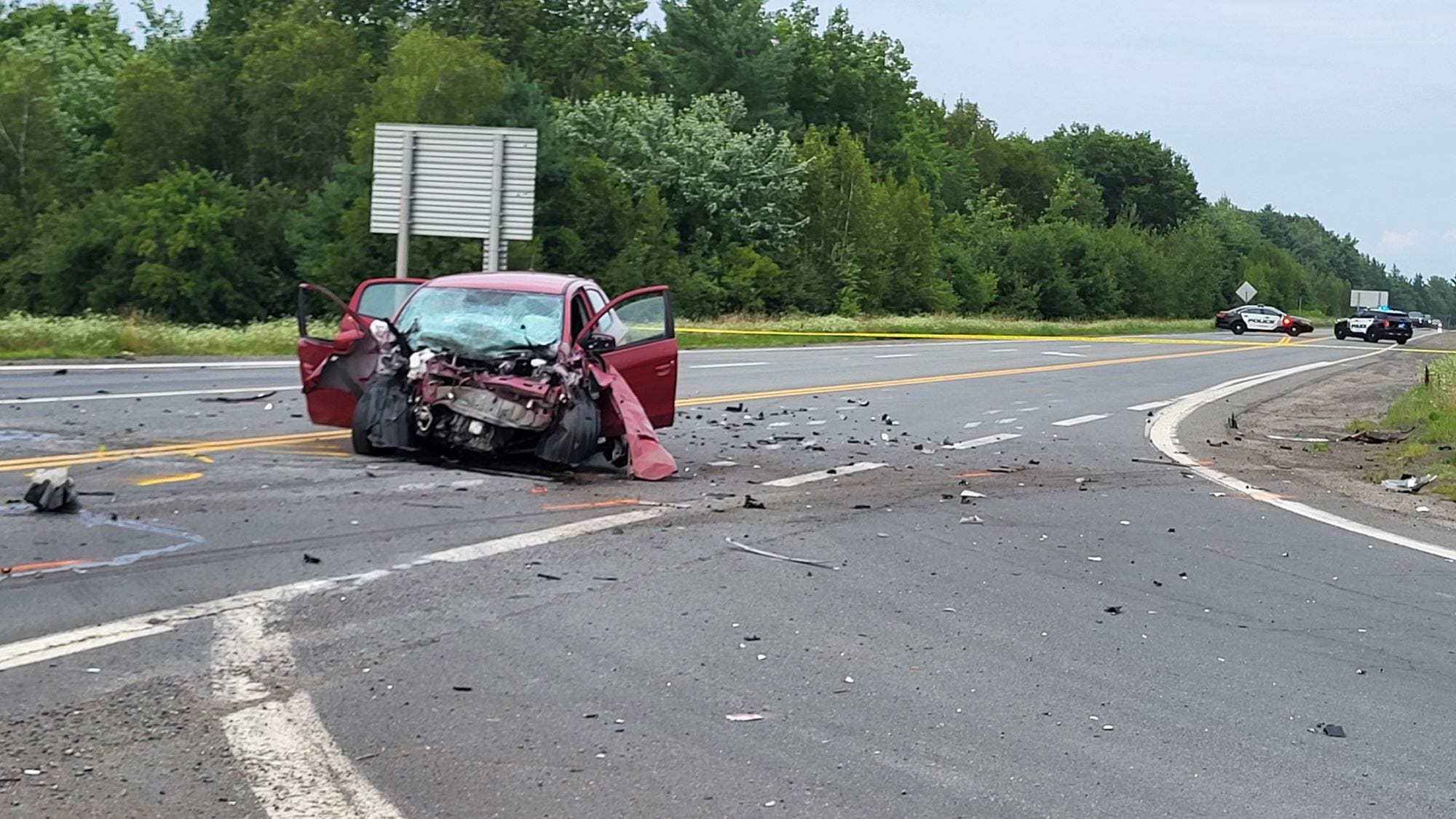 Route 8 reopens after northside crash - by Don MacPherson