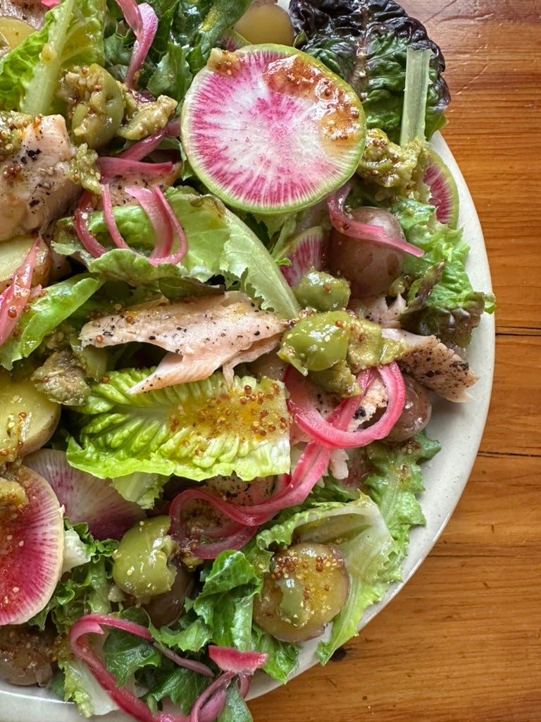 Salad for January? Groundbreaking.