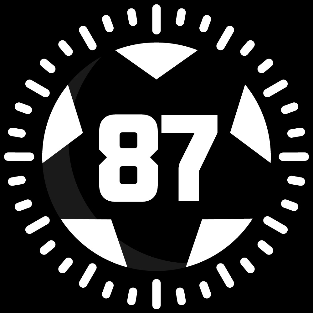 87 Minutes by Adam Clery logo