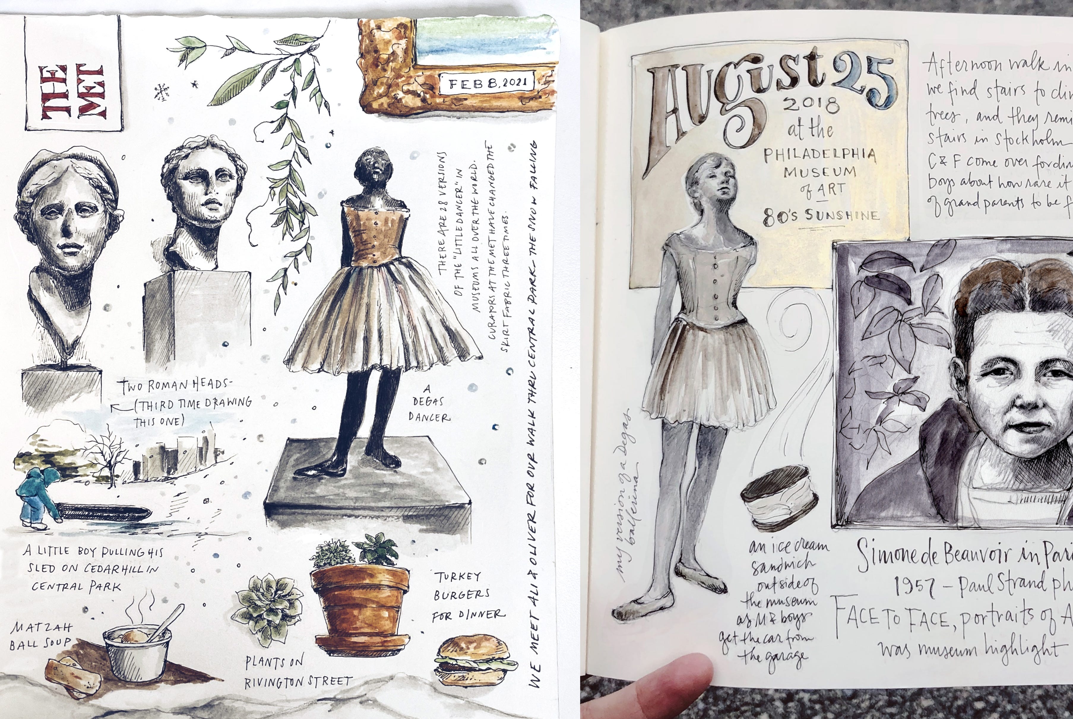 How To Get Started With A New Sketchbook