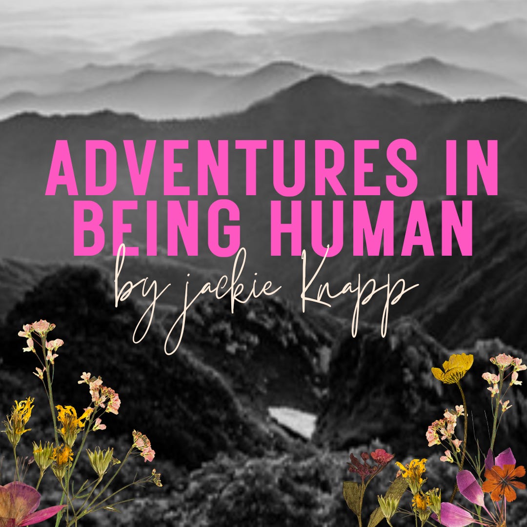 Adventures in Being Human by Jackie Knapp 