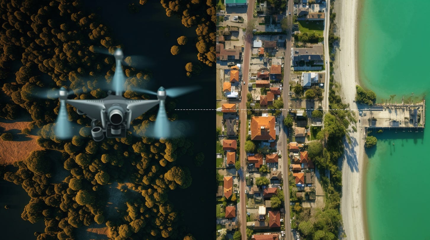 Drone Data Capture Meets AI-Powered GIS Analysis