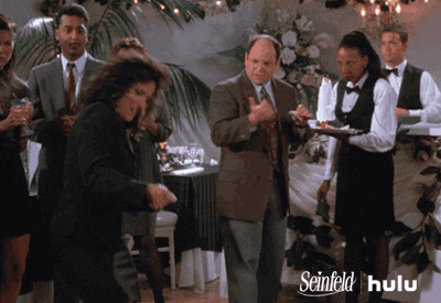Happy Dance Seinfeld Friends GIF